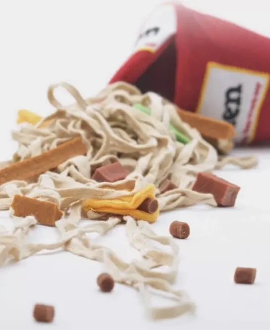 Juguete de peluche interactivo para mascotas - Ramen Keru