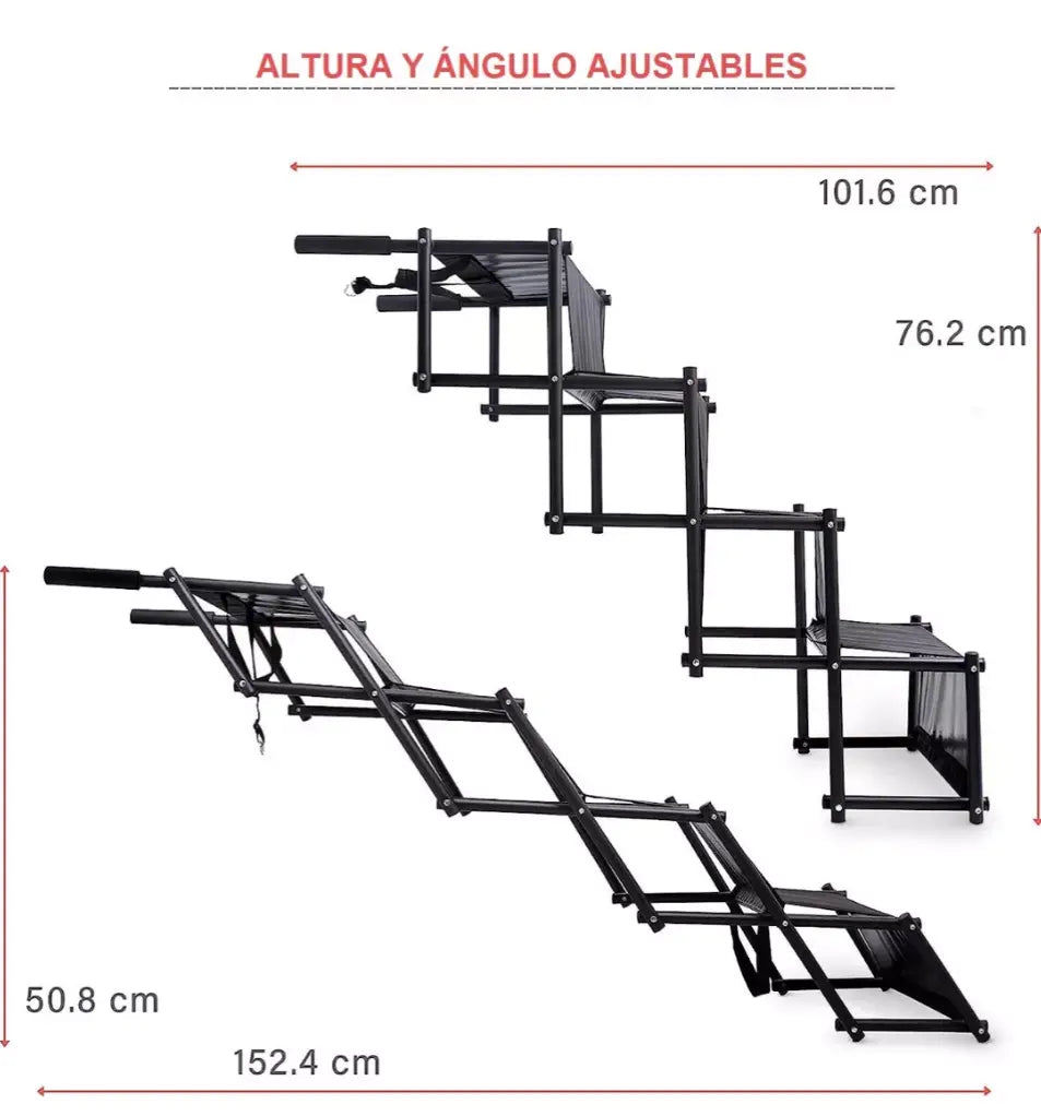 Escalera Para Perros Y Mascotas De 4 Peldaños Resistente Keru
