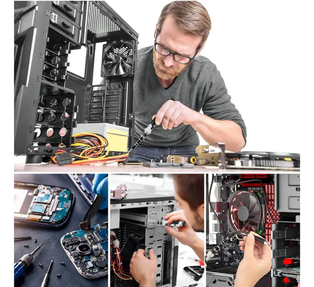 Kit De 115 Puntas De Precisión Destornillador Puntas Dados LERNEN Lernen