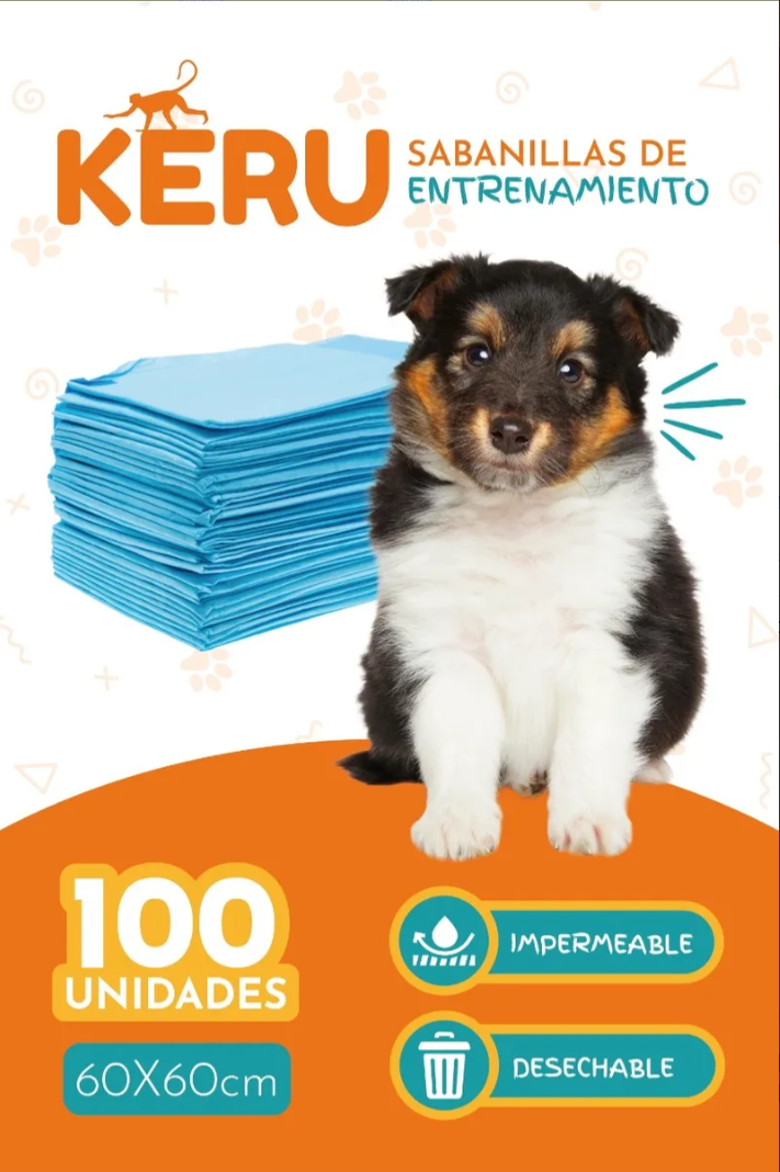 Pañales Sabanillas Entrenamiento Mascotas 60x60