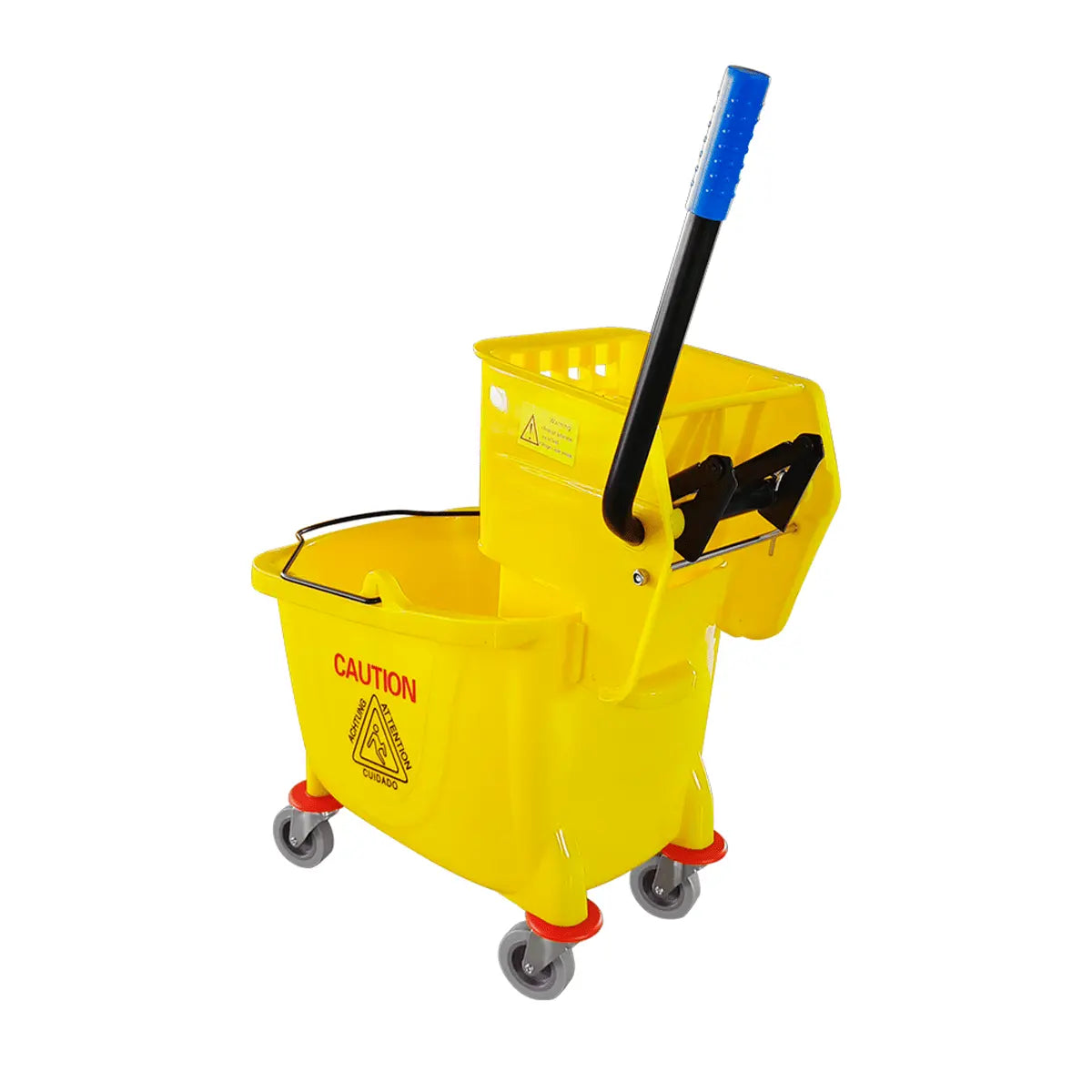 Carro Estrujador De Aseo Mopa 33 litros Amarillo Lernen