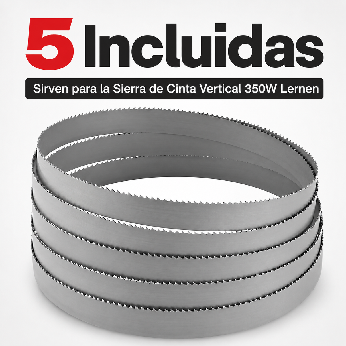 Repuestos 5 Sierra de Cinta Vertical 350W Lernen