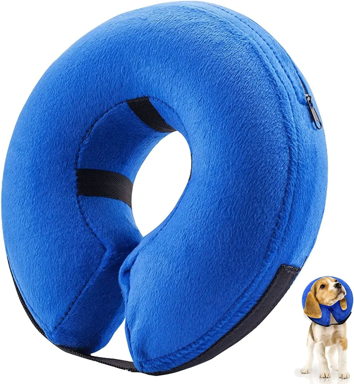 Collar Inflable Isabelino Anti Mordida Perros Gatos - Tallas S, M, L y XL