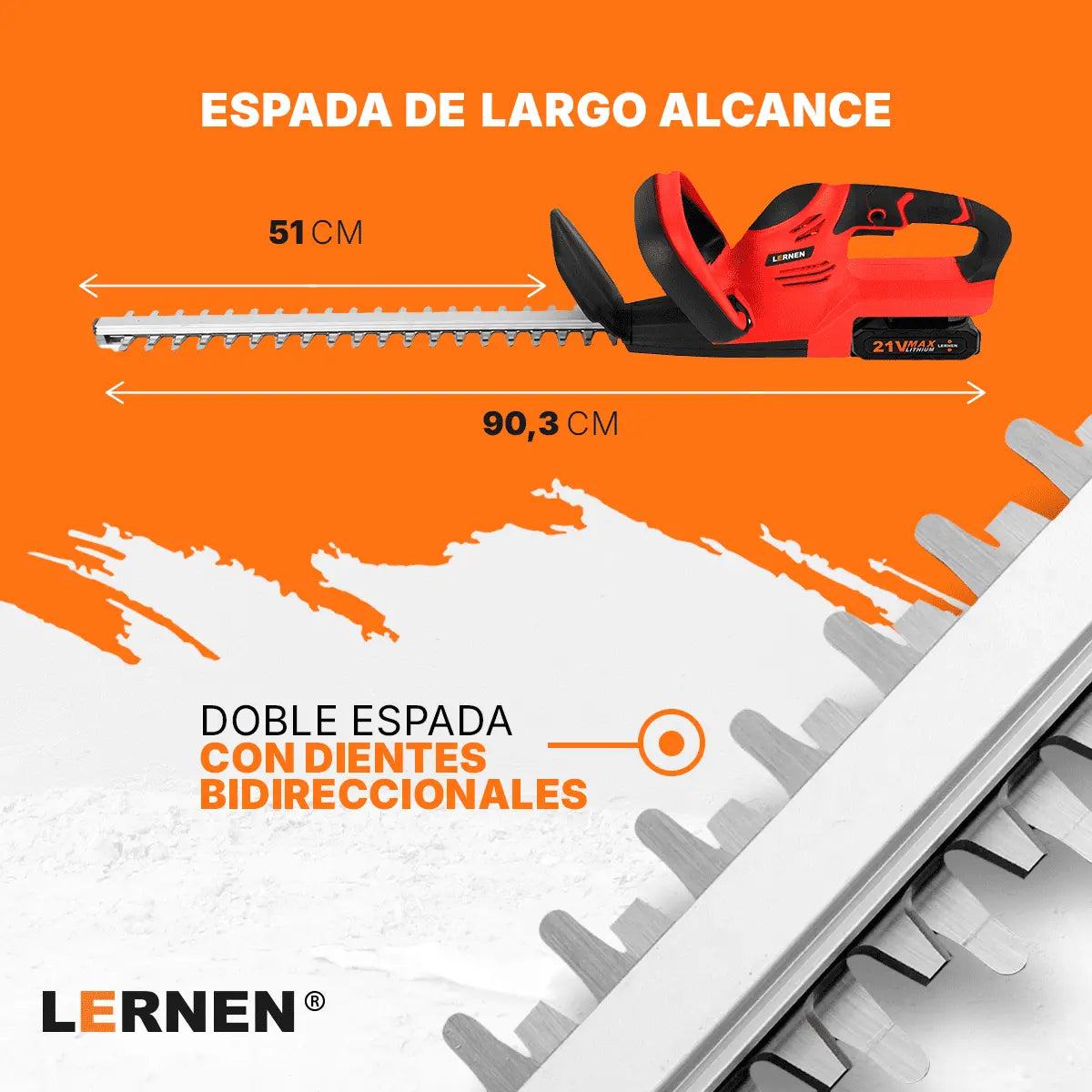 Corta Setos Inalámbrico A Batería XL Lernen Lernen
