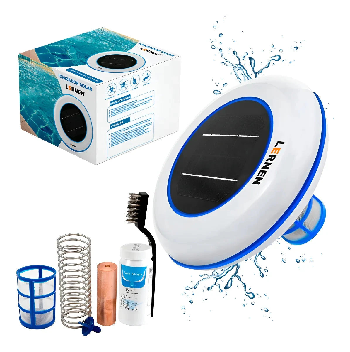 Ionizador Solar Para Piscina LERNEN + Accesorios - 130.000 Litros Lernen