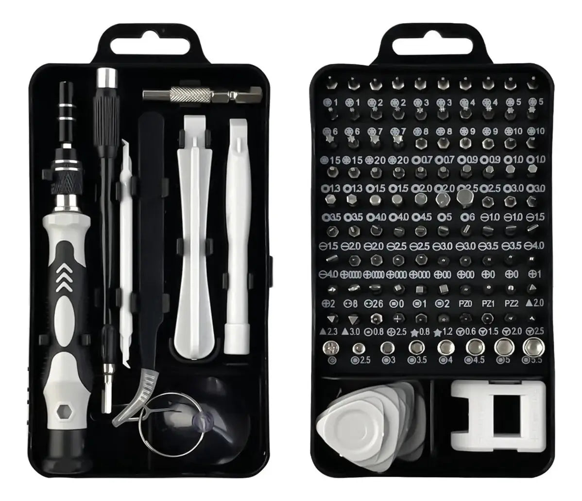 Kit De 115 Puntas De Precisión Destornillador Puntas Dados LERNEN Lernen