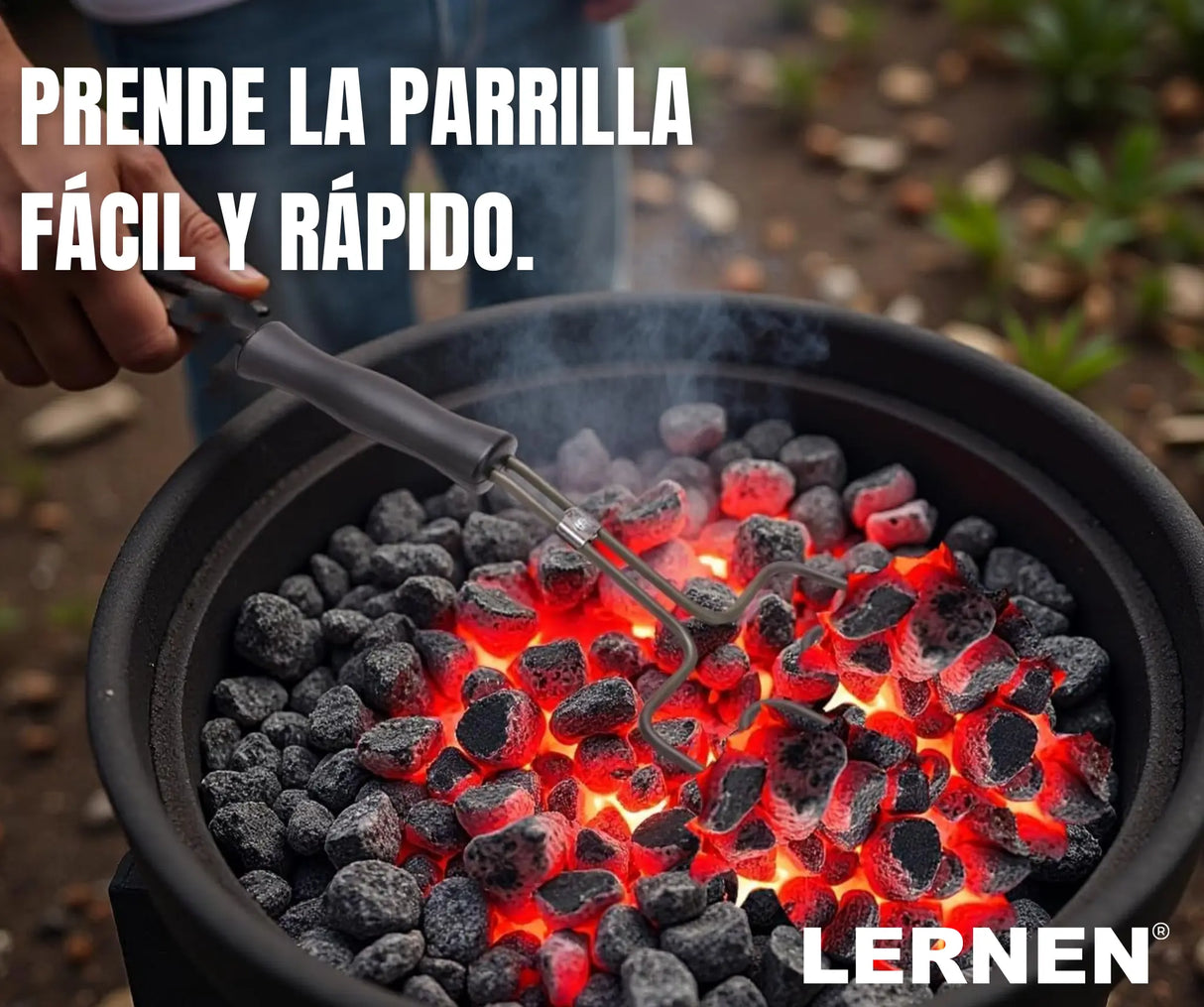 Encendedor Eléctrico De Parrilla Carbón Leña Quincho Lernen Lernen