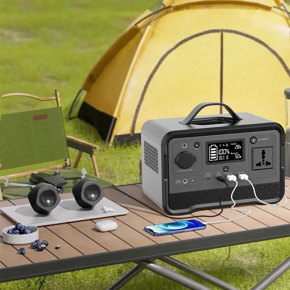 Estación De Energía Portátil Lernen 350w Con Panel Solar Lernen