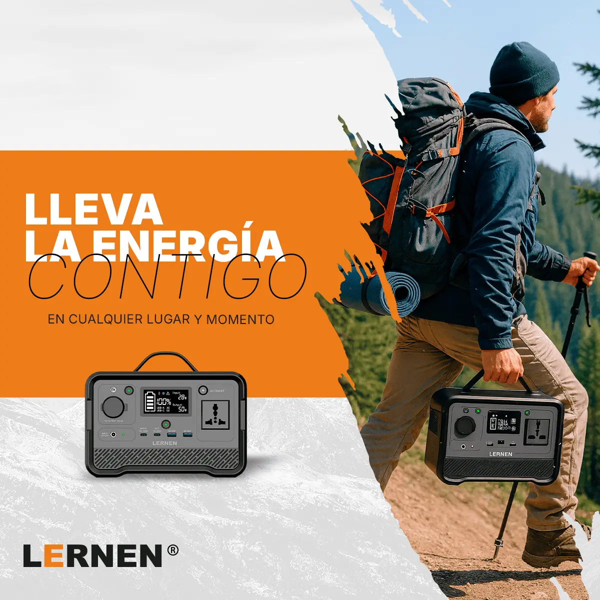 Estación De Energía Portátil Lernen 350w Generador Eléctrico Lernen