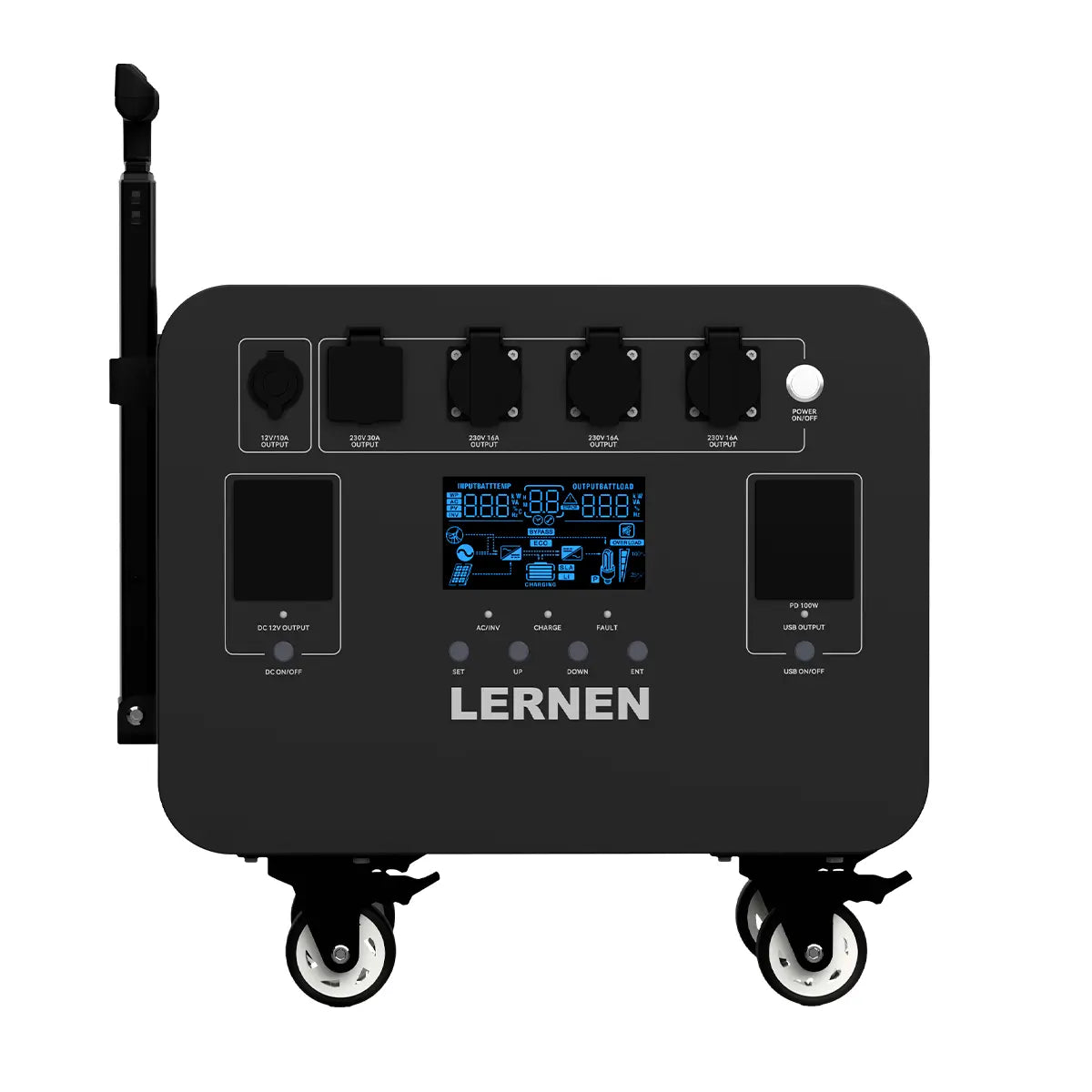 Estación De Energía Portátil Lernen 5.000w Generador Eléctrico Lernen