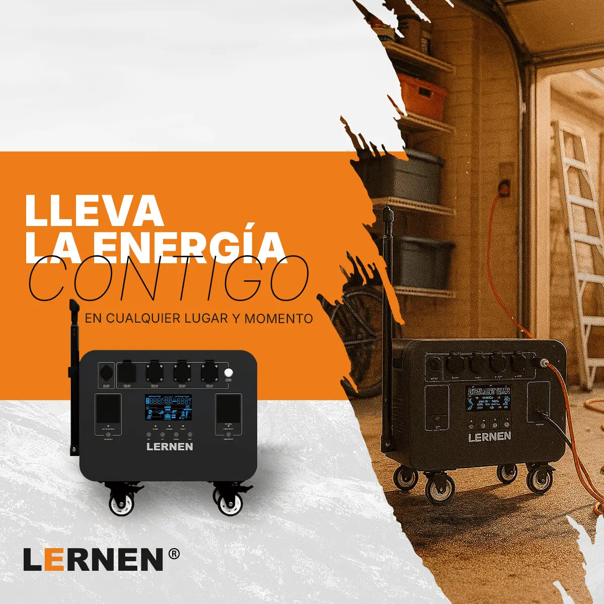 Estación De Energía Portátil Lernen 5000w Generador Eléctrico Lernen