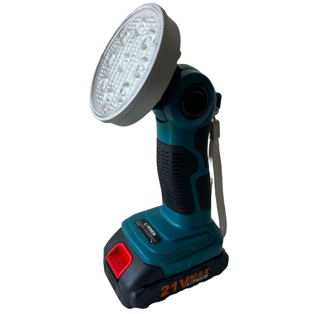 Foco Linterna Luz LED Lernen 21V con Batería