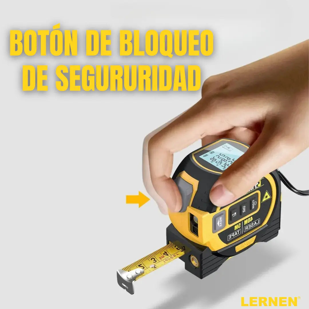 Medidor Distancia Láser Telémetro Con Huincha Lernen