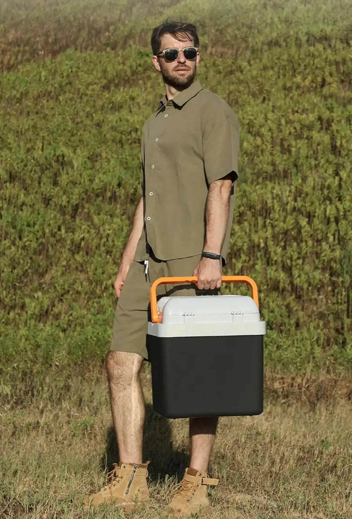 Cooler Portátil Eléctrico 24 Lt 12v Para Autos O Enchufe Ac / Dc Lernen