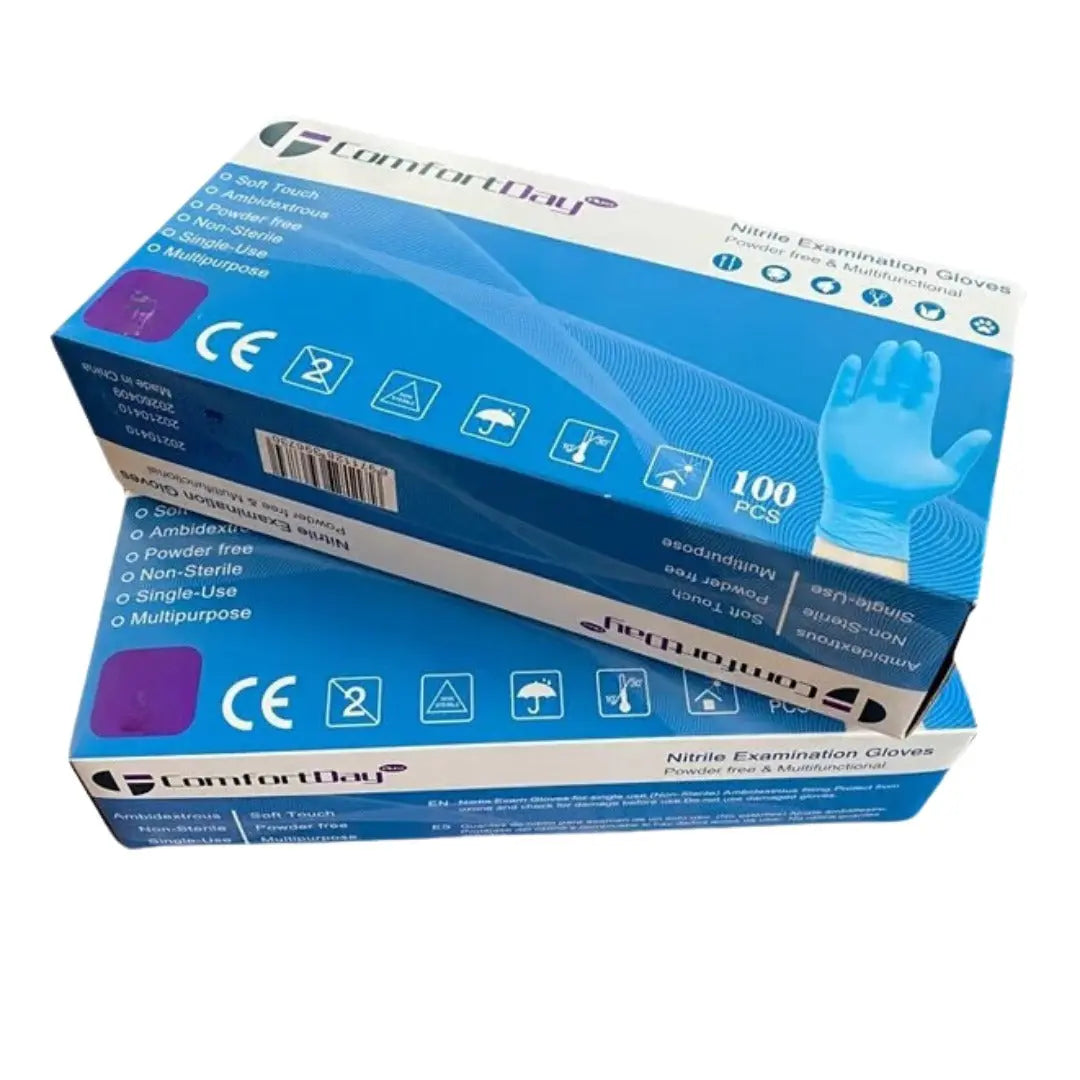 Guantes de Nitrilo Tallas S, M, L y XL - Certificados Comfortday