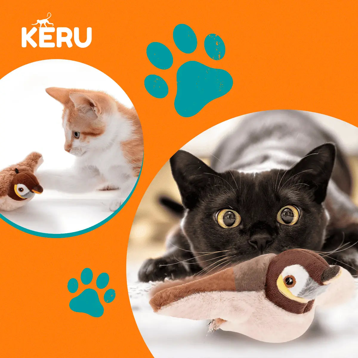 Juguete Interactivo Pájaro Volador Keru