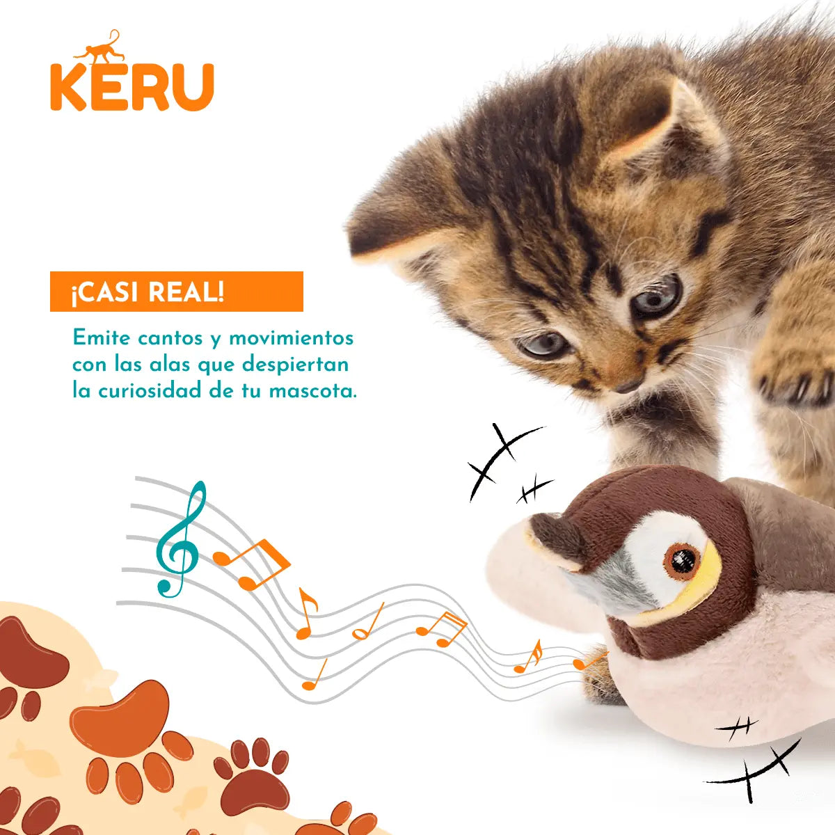 Juguete Interactivo Pájaro Volador Keru