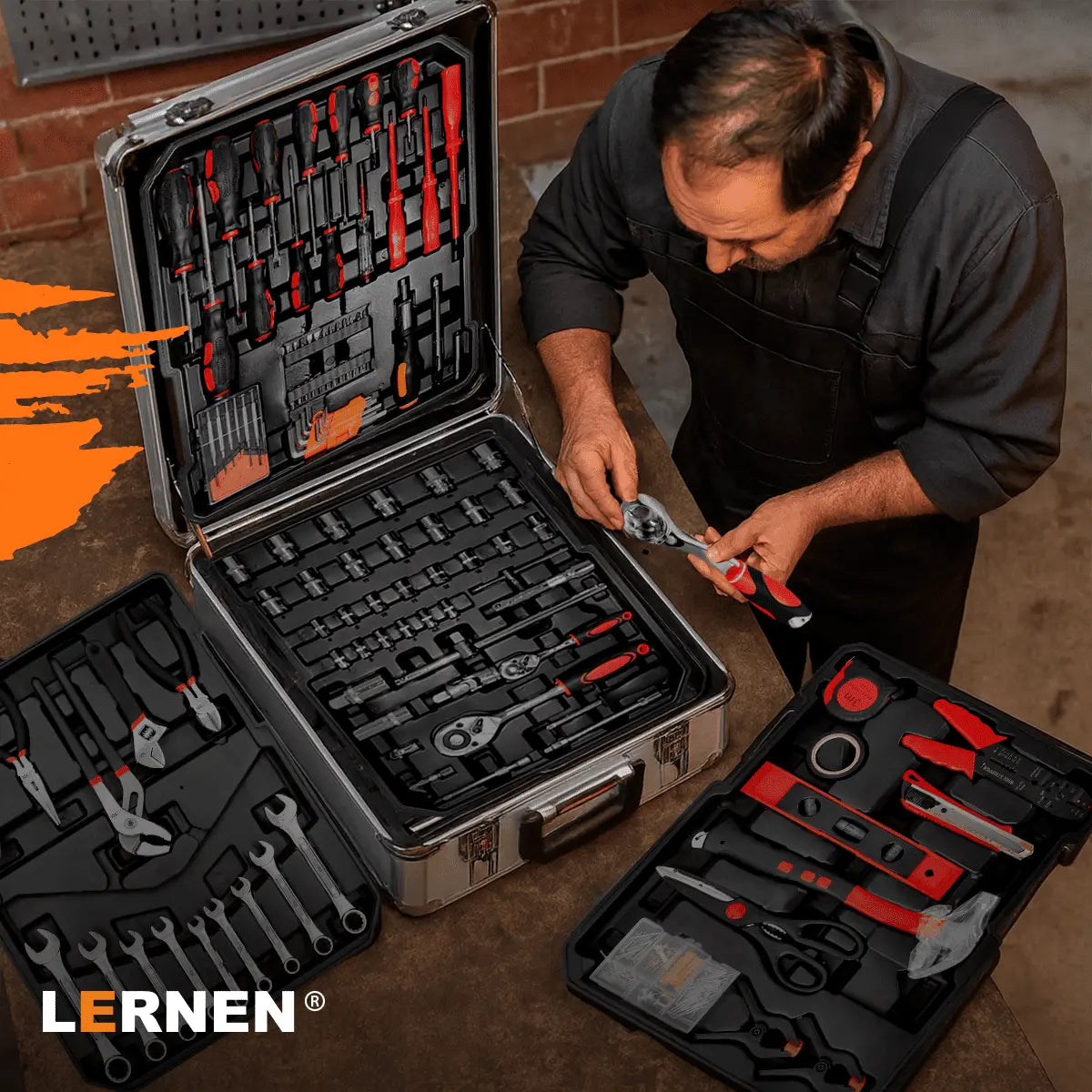 Kit Herramientas Manuales Pro Lernen 187 pcs Lernen