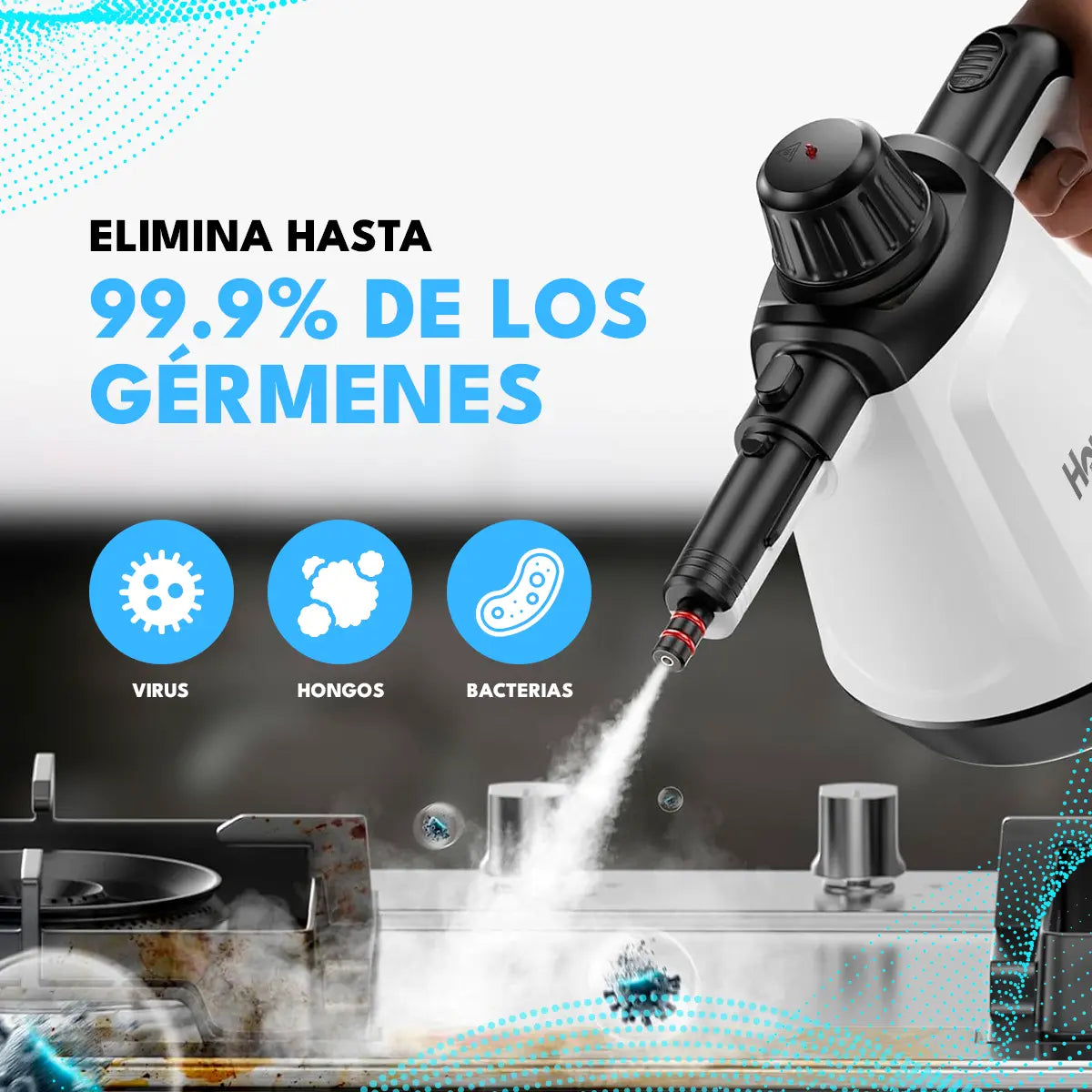 Limpiador A Vapor Pistola Limpieza Alta Presión Color Blanco Lernen