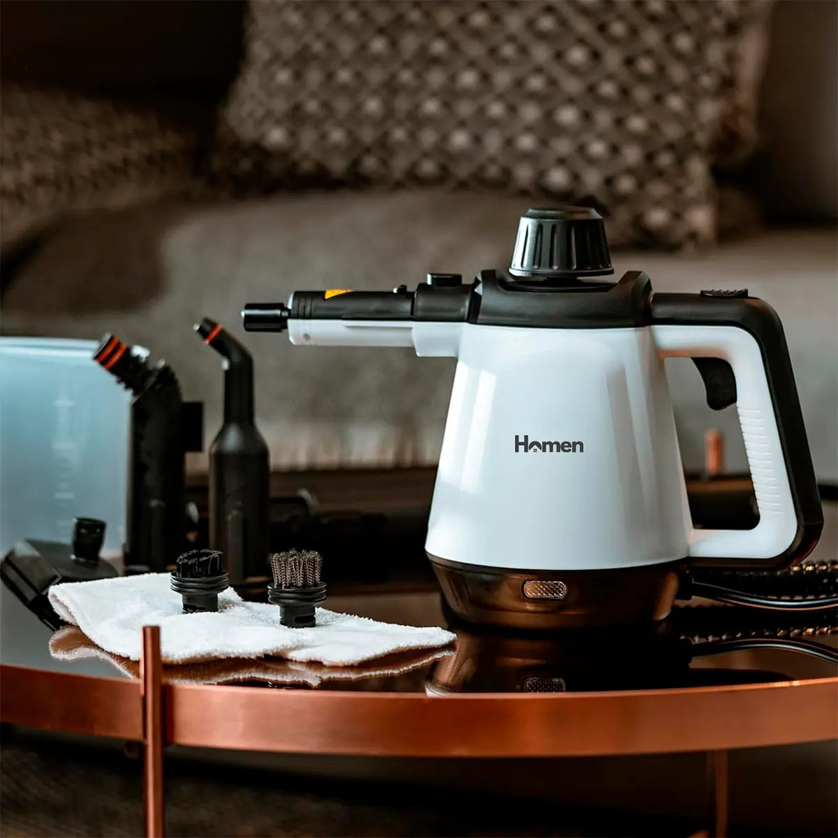 Limpiador A Vapor Pistola Limpieza Alta Presión Color Blanco Lernen