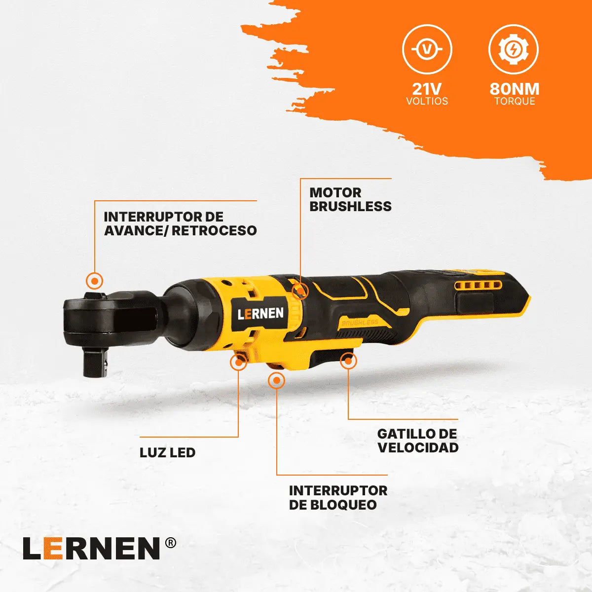 Llave Chicharra eléctrica Inalámbrica PRO + 2 baterías + 6 dados Lernen
