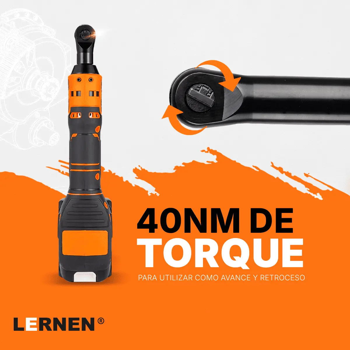 Llave Chicharra eléctrica Inalámbrica + 2 baterías + 6 dados Lernen