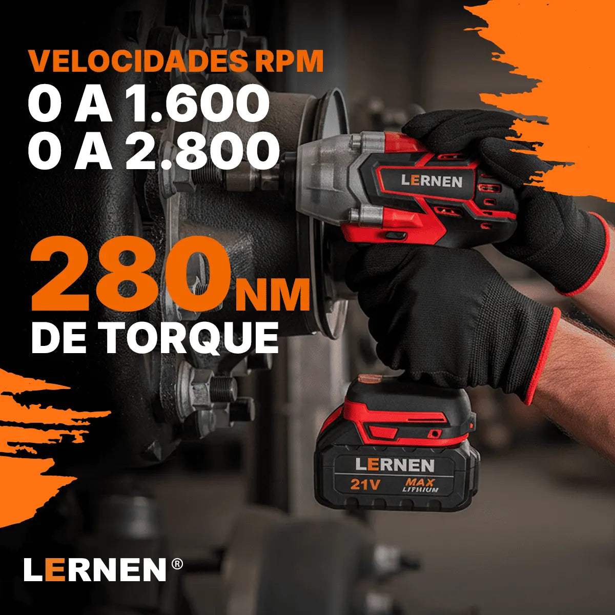 Pack Llave Impacto 1/2 700 Nm LERNEN + Pack Llave Impacto 1/2 280 Nm LERNEN