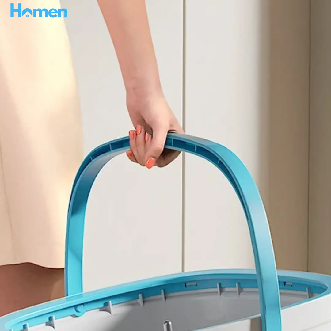 Trapeador Mopa 360 Con Balde Giratorio Centrifugo Microfibra Homen