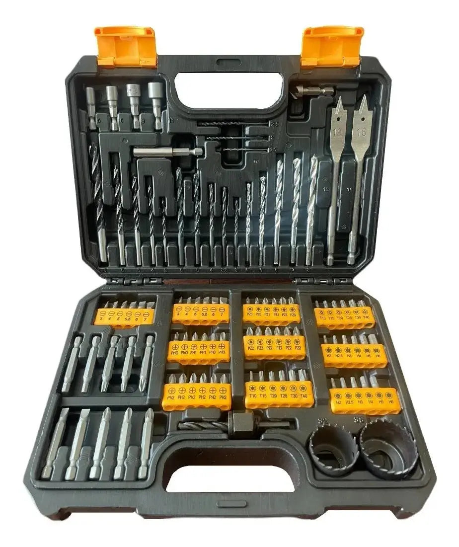 Taladro Desatornillador Inalámbrico 2 Baterías 21V + Set Brocas Lernen