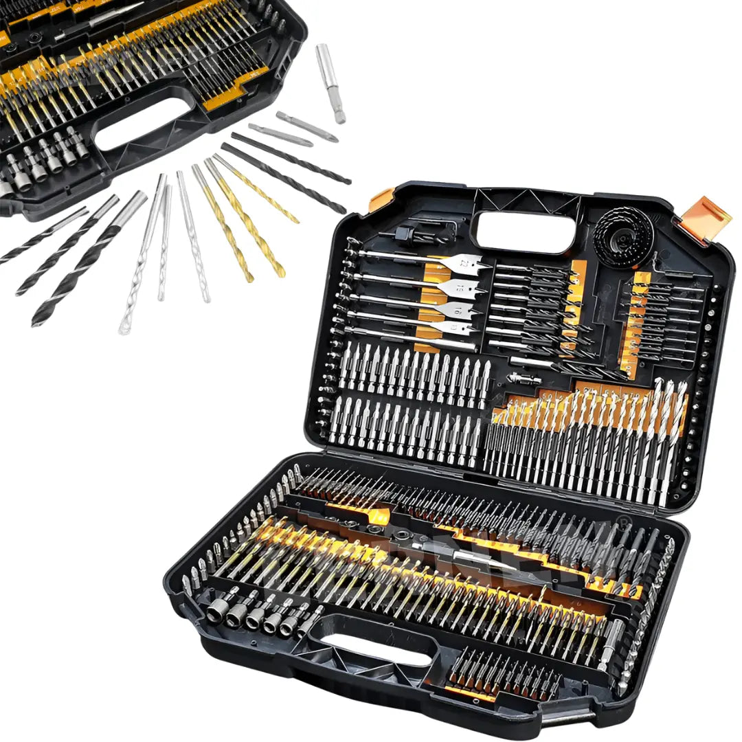 Maletín De 246 Puntas De Taladro, Brocas y Dados