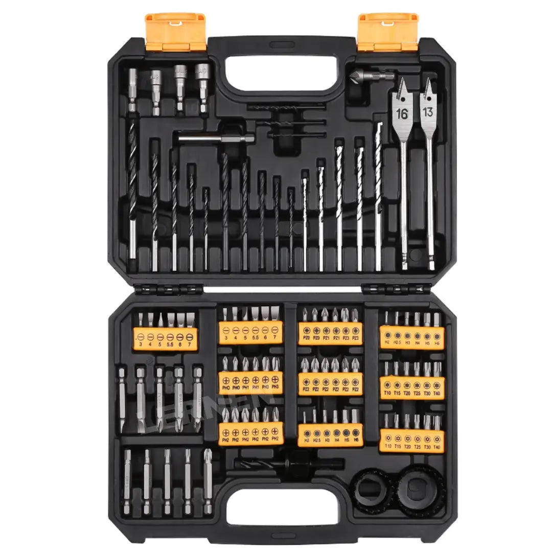 Maletín De 99 Puntas De Taladro, Brocas Y Dados