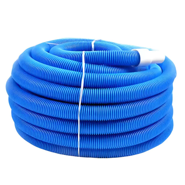 Manguera Limpia Piscina 15 Metros Flexible Azul Con Terminal