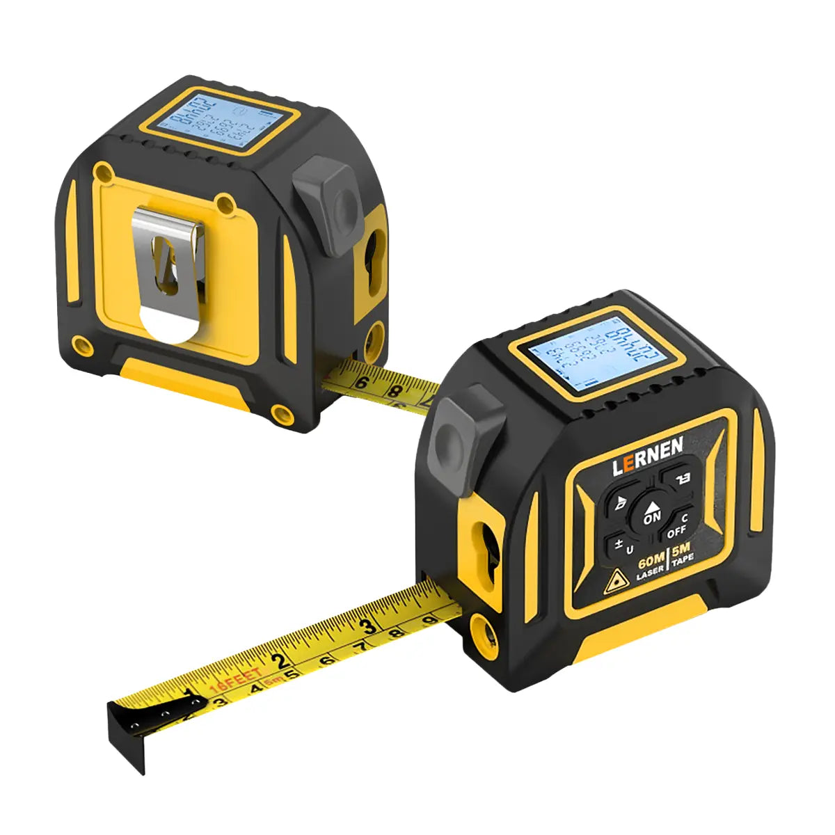 Medidor Distancia Láser Telémetro Con Huincha Lernen
