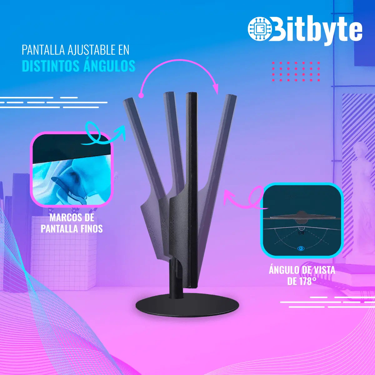 Monitor Bitbyte 27″ Full HD (1920×1080) Bitbyte
