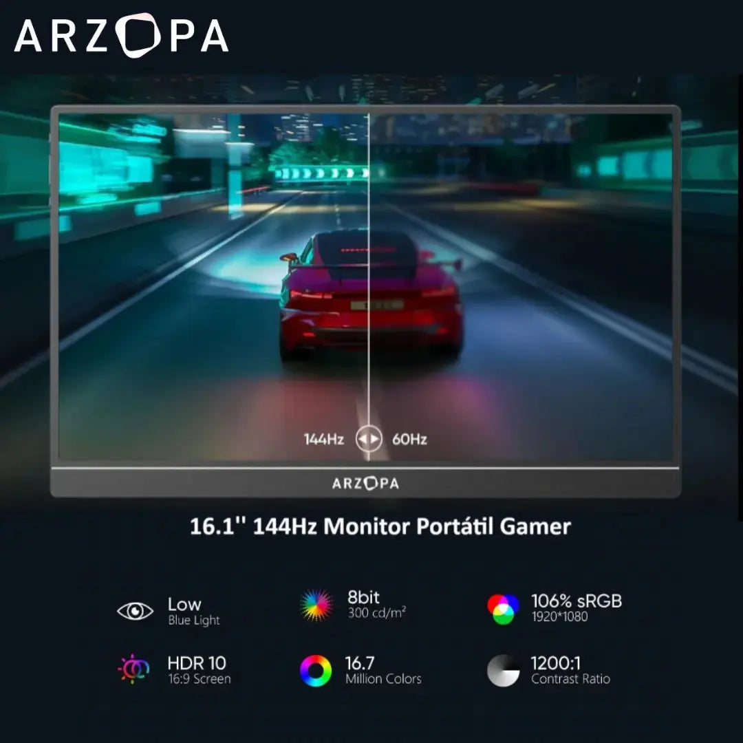 Monitor Portátil Arzopa Z1FC - 16.1" Arzopa