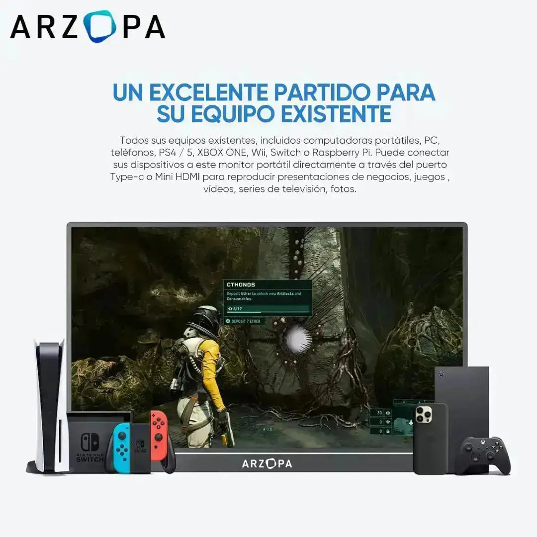 Monitor Portátil Arzopa Z1RC – 16″ Arzopa