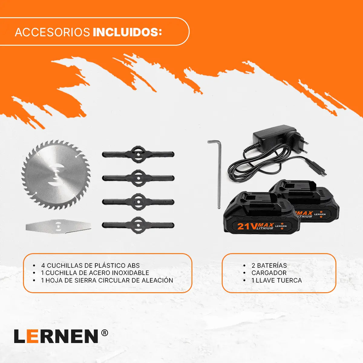 Orilladora de Pasto Telescópica Lernen Lernen