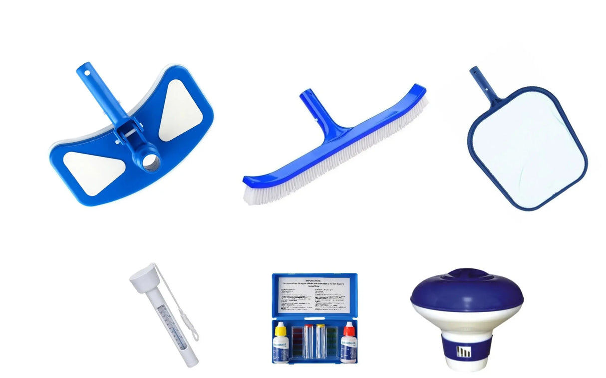 Pack 6 En 1 Para Mantención Y Limpieza De Piscina