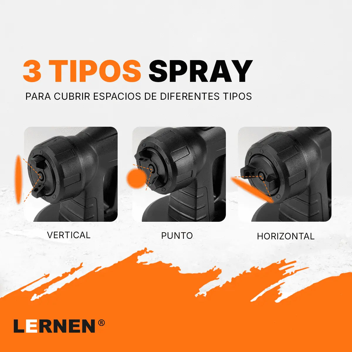 Pistola Para Pintar Eléctrica 550w LERNEN Lernen