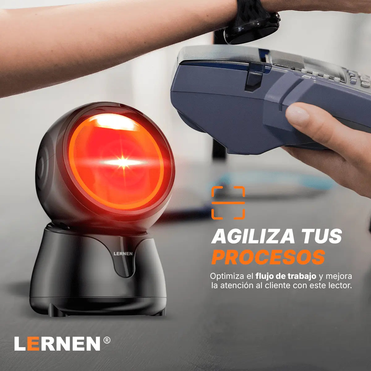 Plataforma de escaneo de código de barra 2D Lernen