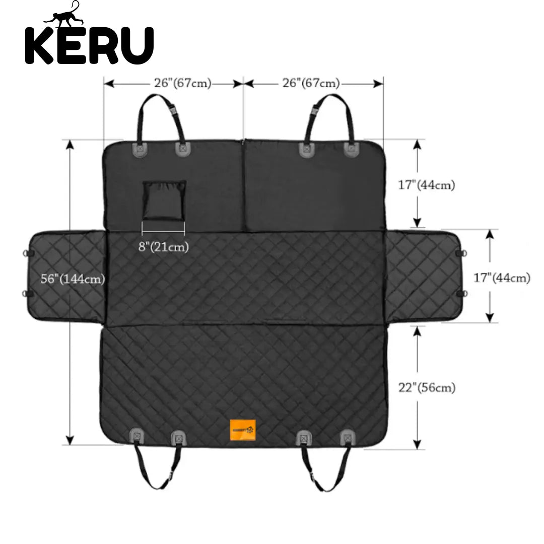 Protector de Asientos para Autos - Perros y Gatos Keru