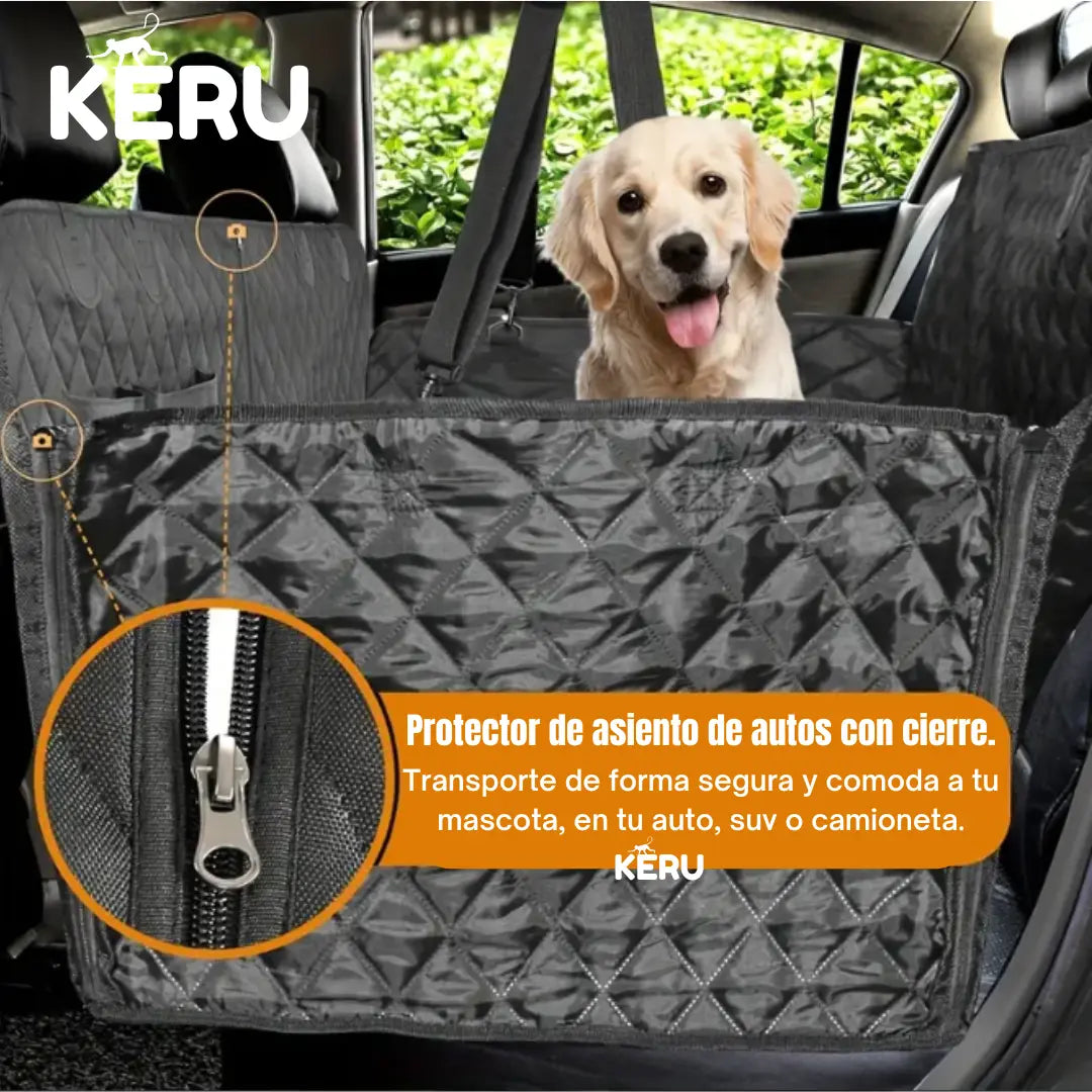 Protector de Asientos para Autos - Perros y Gatos Keru