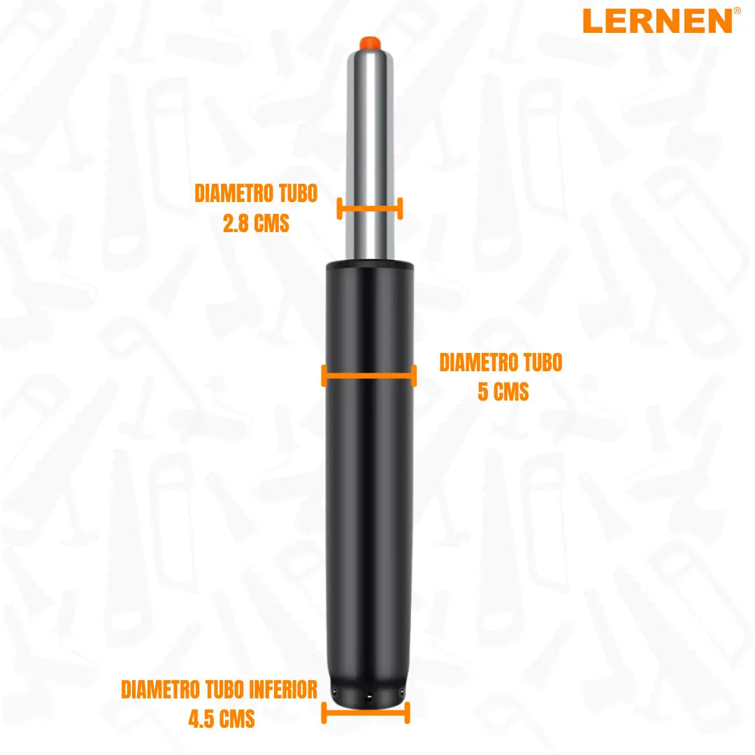 Pistón Universal Negro 140mm Lernen