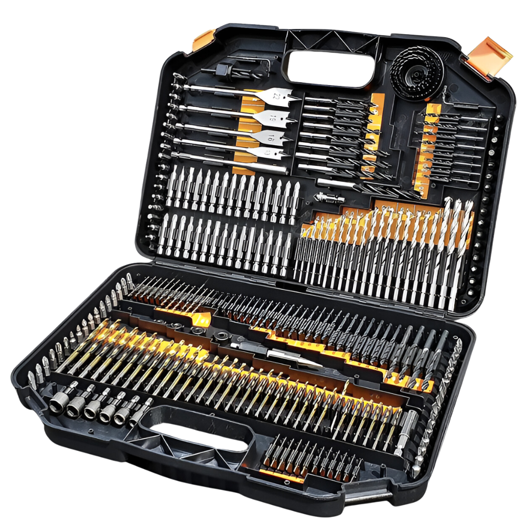 Pack Taladro Inalámbrico Percutor + Set 246 Brocas Lernen