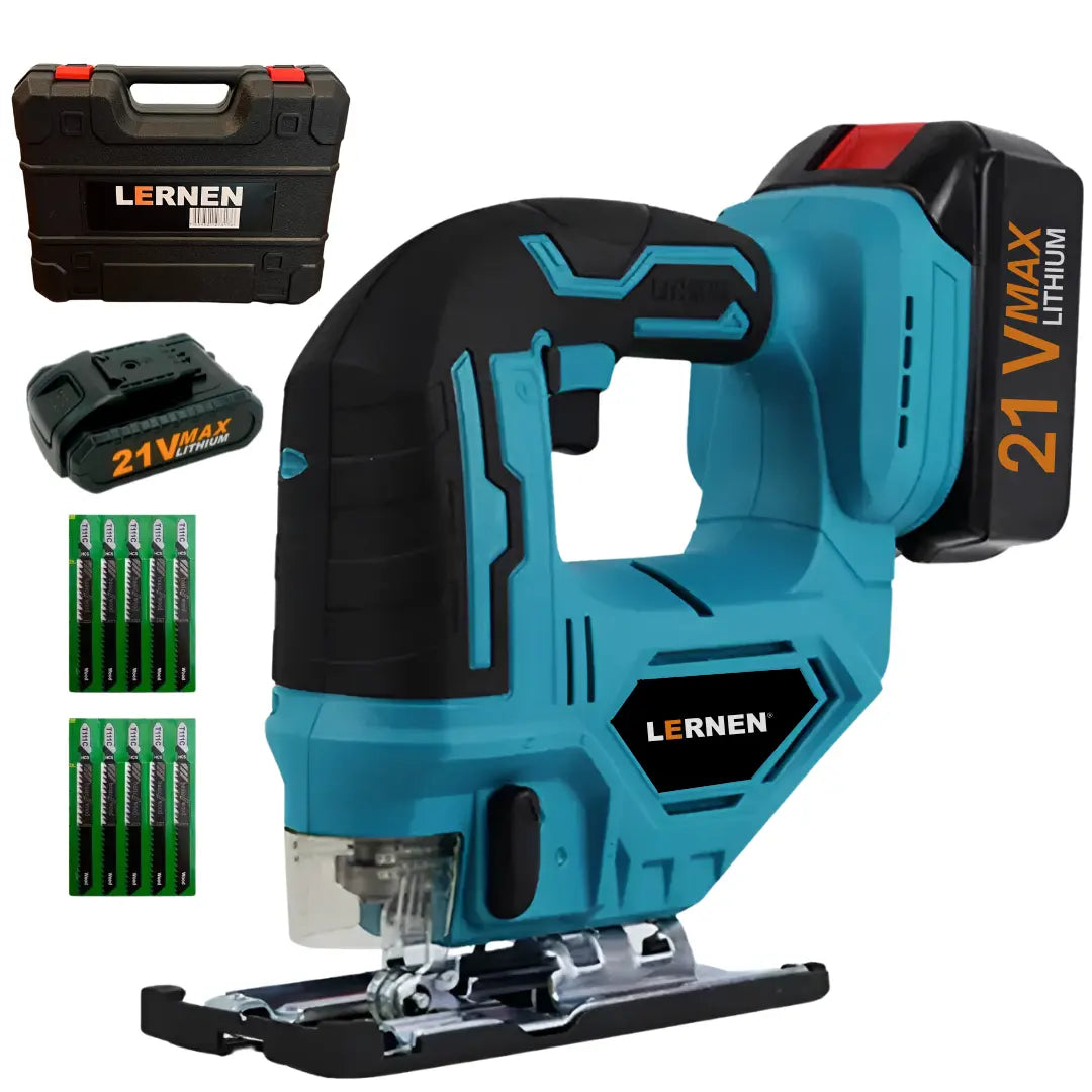 Sierra Caladora Inalámbrica 21v + Accesorios