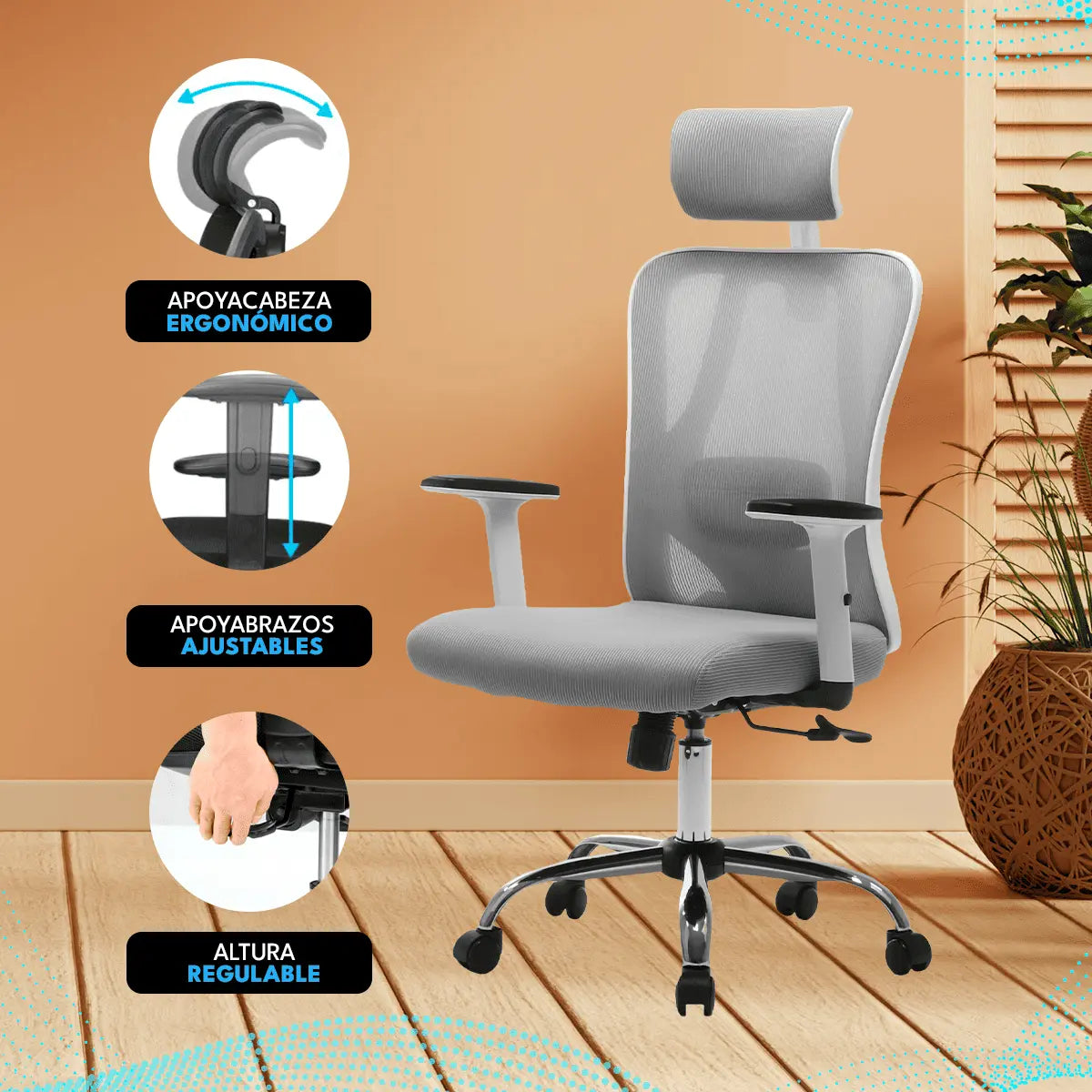 Silla De Oficina SOERME PRO GRIS Homen