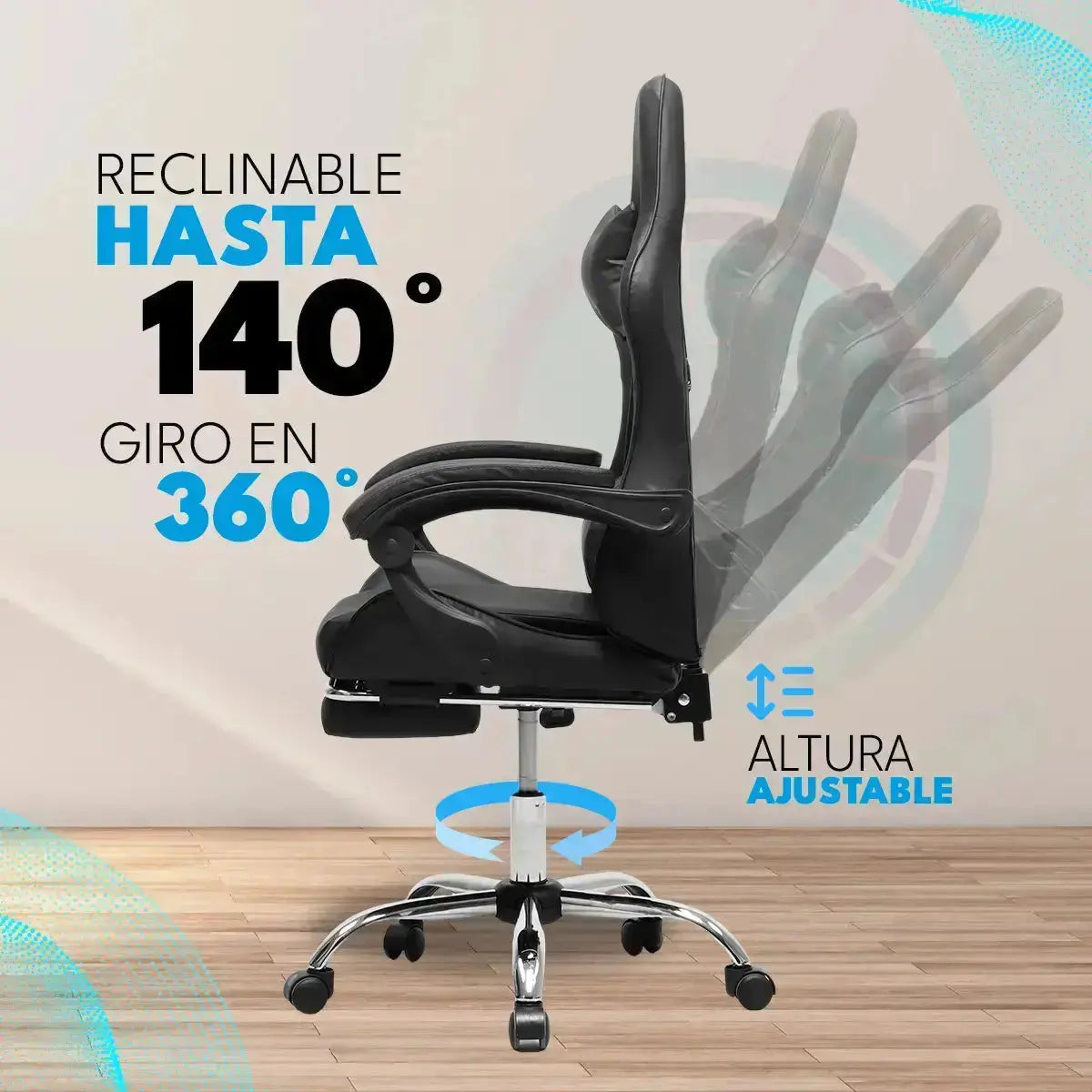 Silla Gamer Azul - Tokstock