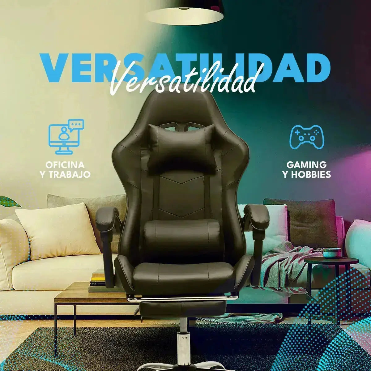 Silla Gamer Azul - Tokstock