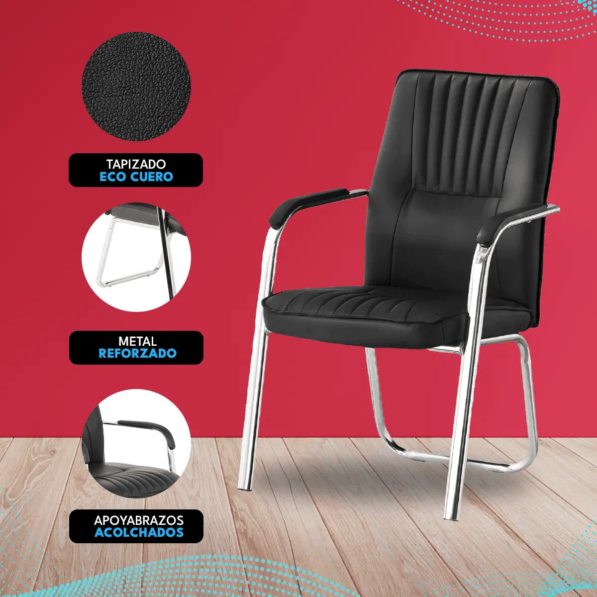 Silla de Visita ISO Pro Modelo: 5SESPERA - Pack 5 unidades Homen