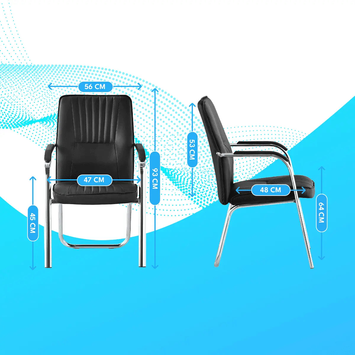 Silla de Visita ISO Pro Modelo: 5SESPERA - Pack 5 unidades Homen